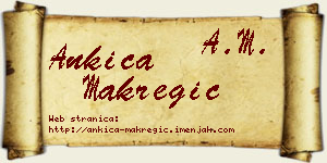 Ankica Makregić vizit kartica